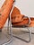 Halina Armchair in Orange Chrome from Hellerau For Sale - Image 9 of 11