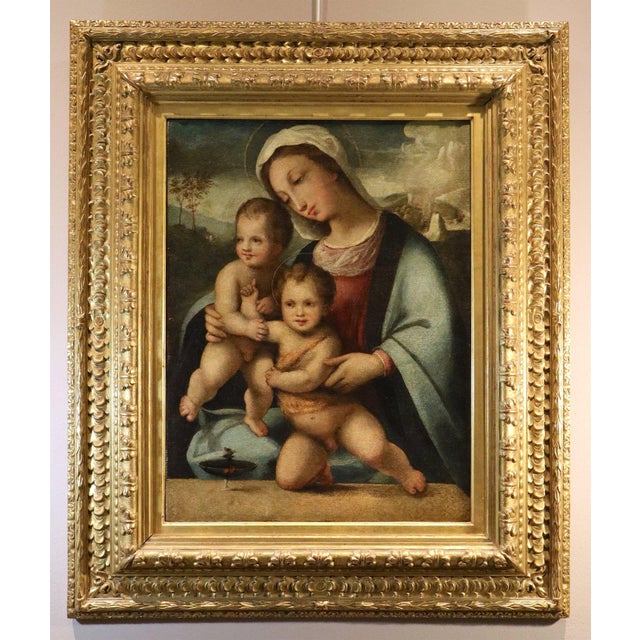 Madonna and child with the infant saint john the baptist domenico beccafumi (monteaperti, 1486 – siena, 1551)...