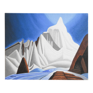 Contemporary Modernist Rocky Mountains Painting