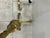 Traditional Pair of 1980s Brass Andirons For Sale - Image 3 of 9
