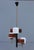 Manufacturer: Esperia DIms.: 15" Diameter x 35"H Origin: Italy Circa: 1950's Esperia mahogany chandelier, mid-century...