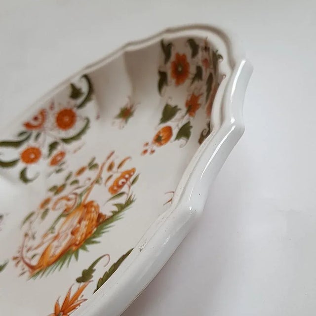 Vintage Hand-Painted Ceramic Wall Plate by Gabriel Fourmaintraux For Sale - Image 4 of 9