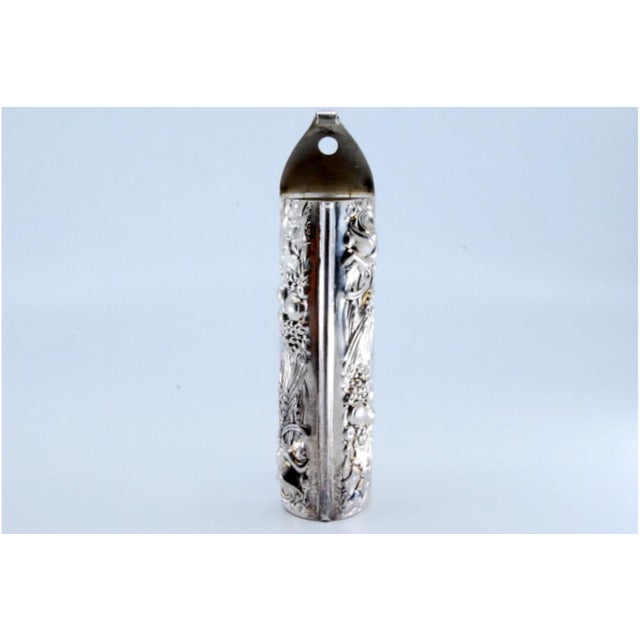 Metal Silver Toothpick Holder For Sale - Image 7 of 10
