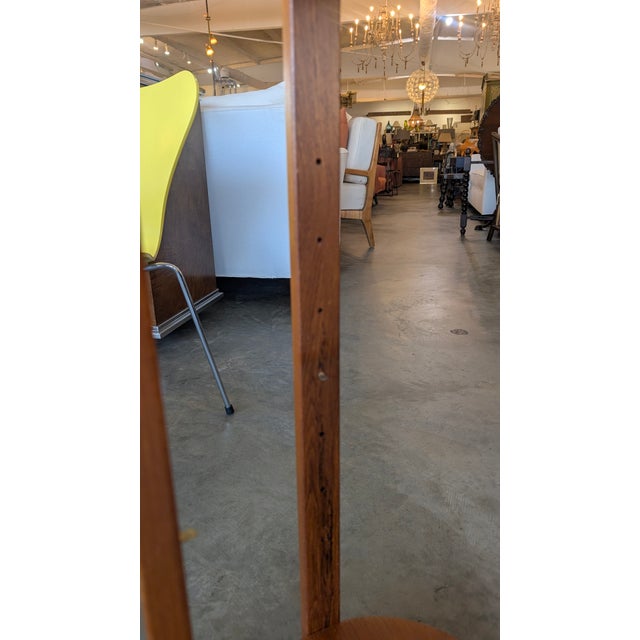 Brown Vintage-Style 3-Tier Mid-Century Modern Plant Stand For Sale - Image 8 of 14