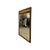 1970s Vintage Mid-Century Modern Solid Wood Wall Mirror With Woven Cane Accent. For Sale - Image 5 of 6