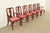 Henkel Harris Henkel Harris Queen Anne Solid Cherry Wood Dining Chairs, Set of Six For Sale - Image 4 of 14