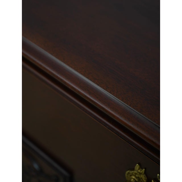 1990s Kindel Winterthur Ball & Claw Mahogany Lowboy For Sale - Image 14 of 18