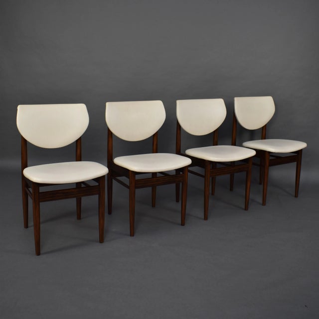 Wenge Dining Room Chairs, 1960s, Set of 4 For Sale - Image 18 of 18