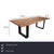 with this solid wood dining table from Rott Woodart, you'll bring a truly unique piece directly into your dining room. The...