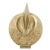 Kostas Dikefalos, Gilt Bronze Modernist Abstract Sculpture in Manner of Brancusi For Sale In Miami - Image 6 of 6