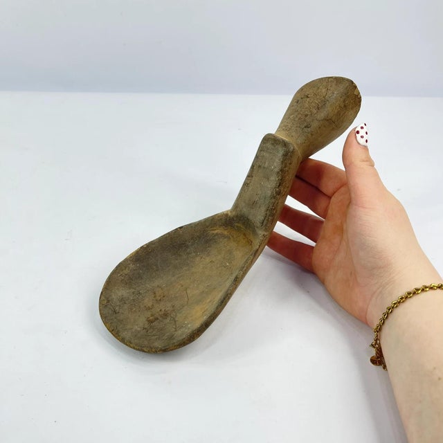 Early 20th Century Lobi Wooden Spoon Burkina Faso For Sale - Image 4 of 7