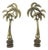 Pair of Palm Tree Lamp Finials Beach Coastal For Sale