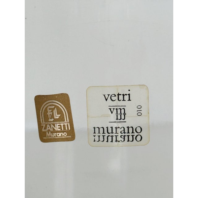 Murano Abstract Glass Sculpture from Zanetti, 1980s For Sale - Image 3 of 6