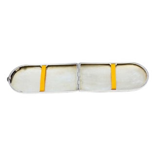 Brushed Silver Cigarette Case For Sale