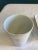 Gold Gold Fleur-De-Lis Porcelain Cup and Soap Dish Set - Set of 2 For Sale - Image 8 of 11