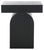 Black Baraki End Table in Black For Sale - Image 8 of 8