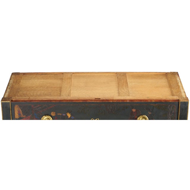 Early 20th Century Louis XVI Style Chinoiserie Commode, Marcel Mathelin Workshop For Sale - Image 13 of 13
