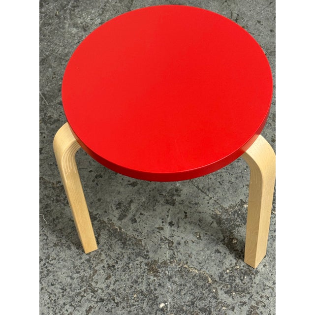 Alvar Aalto for Artek Stool, Model 60 For Sale - Image 12 of 12