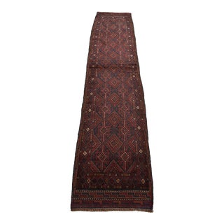 2000's Tribal Mishwani Handmade Afghan Rug Runner For Sale