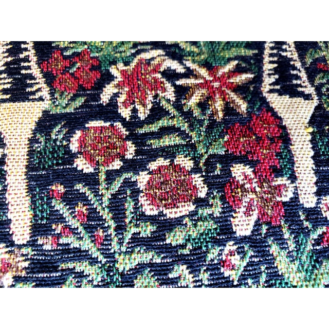 Late 20th C. Vintage French "The Lady and the Unicorn" Woven Tapestry Runner For Sale - Image 9 of 17