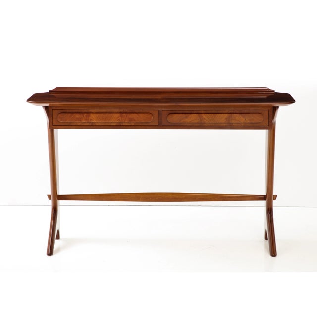 1950s 1950's Ico Parisi Walnut Console For Sale - Image 5 of 12