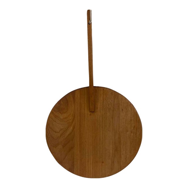 Mid-Century Modern Teak Cutting & Serving Board With Handle For Sale