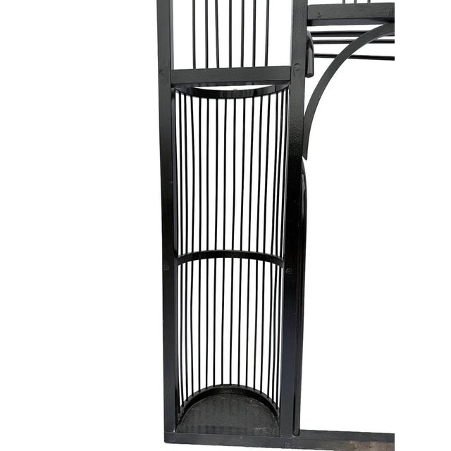 Large Art Deco Bentwood Hall Stand, Central Europe, 1930s For Sale - Image 6 of 10