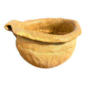 Barbara Beck 1970s Hand-Sculpted Clay Bowl