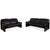 Leather Sofa Set from Laauser, Set of 2 For Sale - Image 18 of 18