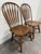 Late 20th Century Vintage Bent Hoop Back Spindle Paddle Back Arrow Back HIgh Back Windsor Chairs For Sale - Image 5 of 11