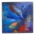 Original 18” X 18” Colorful Abstract Painting by Lil McGill For Sale