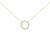 A glimmering whisper of light, this open-circle starburst captures the moment a wish takes flight. Tapered baguette and...