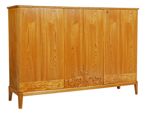 Mid 20th Century Swedish Elm Sideboard, 1940s