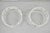 Vintage Arthur Umanoff Wrought Iron Scroll Low Round Glass Top Side Table - Pair For Sale - Image 11 of 12