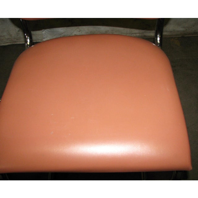 Mid-Century Modern Mid Century Tubular Chrome Frame Thonet Chair-Unsigned For Sale - Image 3 of 7