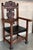Wood 19th Century French Carved Walnut Turned Wood Armchair with Claw Feet For Sale - Image 7 of 18
