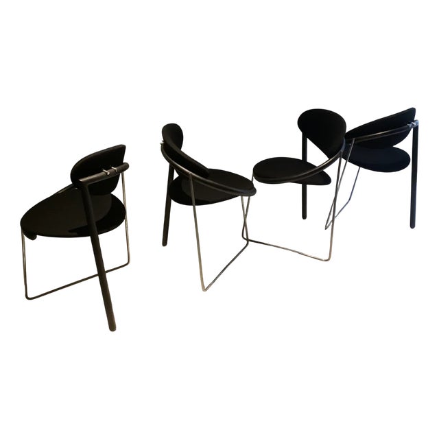 Dining Chairs from Castelijn, Netherlands, 1980s, Set of 4 For Sale