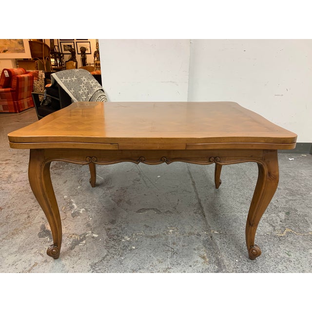 Vintage French Style Extension Dining Room Table Chairish