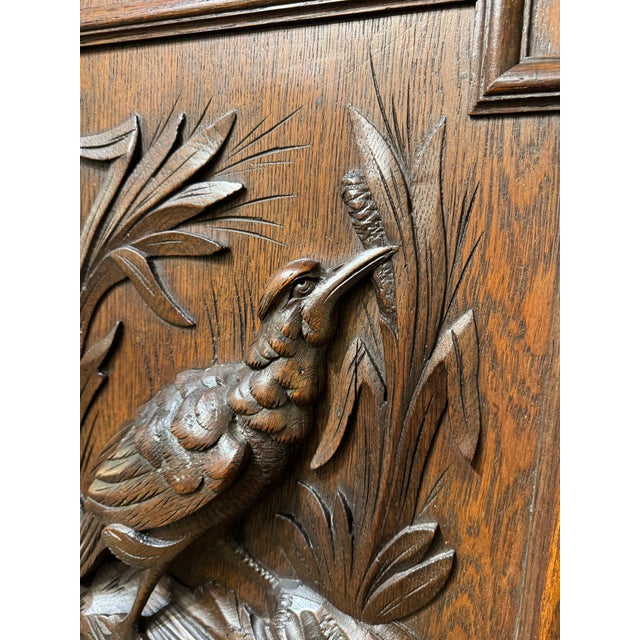 19th Century Black Forest Wall Panel Bird For Sale - Image 11 of 14
