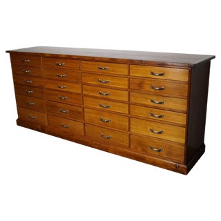 Large Dutch Cherry Apothecary Cabinet, 1950s For Sale