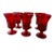 Mid 20th Century Fostoria Jamestown Ruby Red Ice Tea Glasses - Set of 6 For Sale