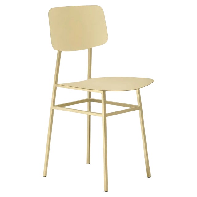 Satin Gold Miami Chair by Nika Zupanc For Sale