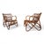 Vintage French Rattan Bamboo Lounge Chairs, 1960, Set of 2 For Sale - Image 12 of 18