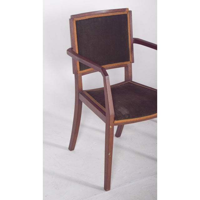 Chairs with Armrests, 1950s, Set of 2 For Sale - Image 9 of 10