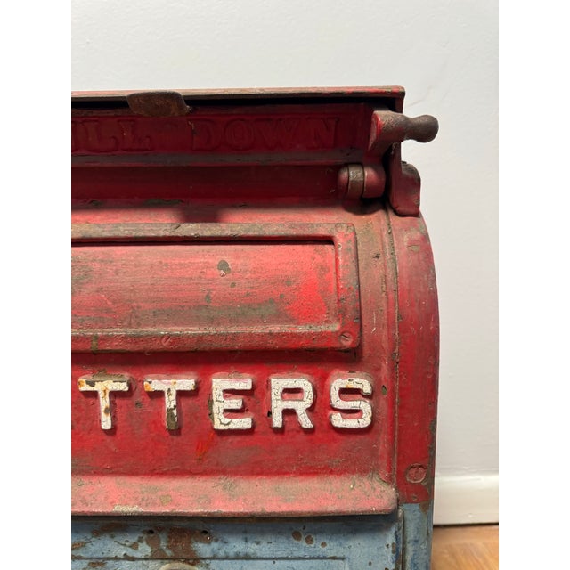 Antique u.s. Mail Cast Iron Street Collection Box — Carlisle Foundry Co., Carlisle Pa, C. Late 19th Century For Sale - Image 10 of 12