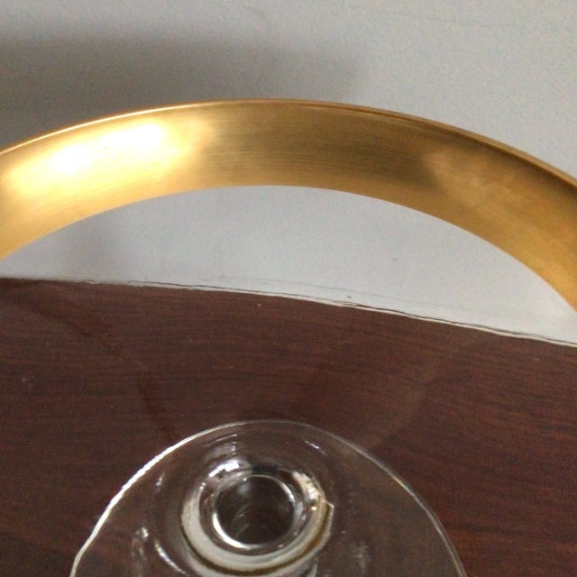 Vintage Dorothy Thorpe Gold Banded Pedestal Dish For Sale - Image 9 of 11