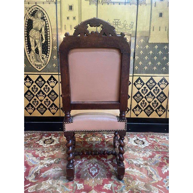 Louis XIII Renaissance Chairs, Set of 11 For Sale - Image 4 of 11