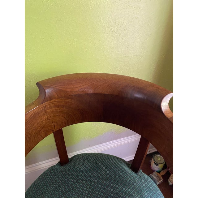 Neoclassical Empire Fauteuil De Bureau or Desk Chair, Circa 1820 For Sale - Image 3 of 4