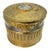 Antique Ornate Victorian Ormolu Bronze Crystal Jewelry Powder Vanity Box Casket For Sale