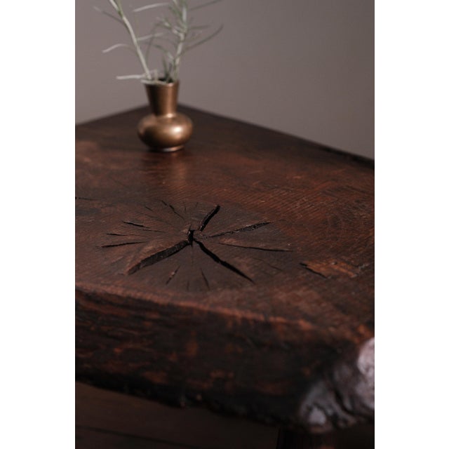 Organic Coffee Table in Wood For Sale - Image 6 of 8
